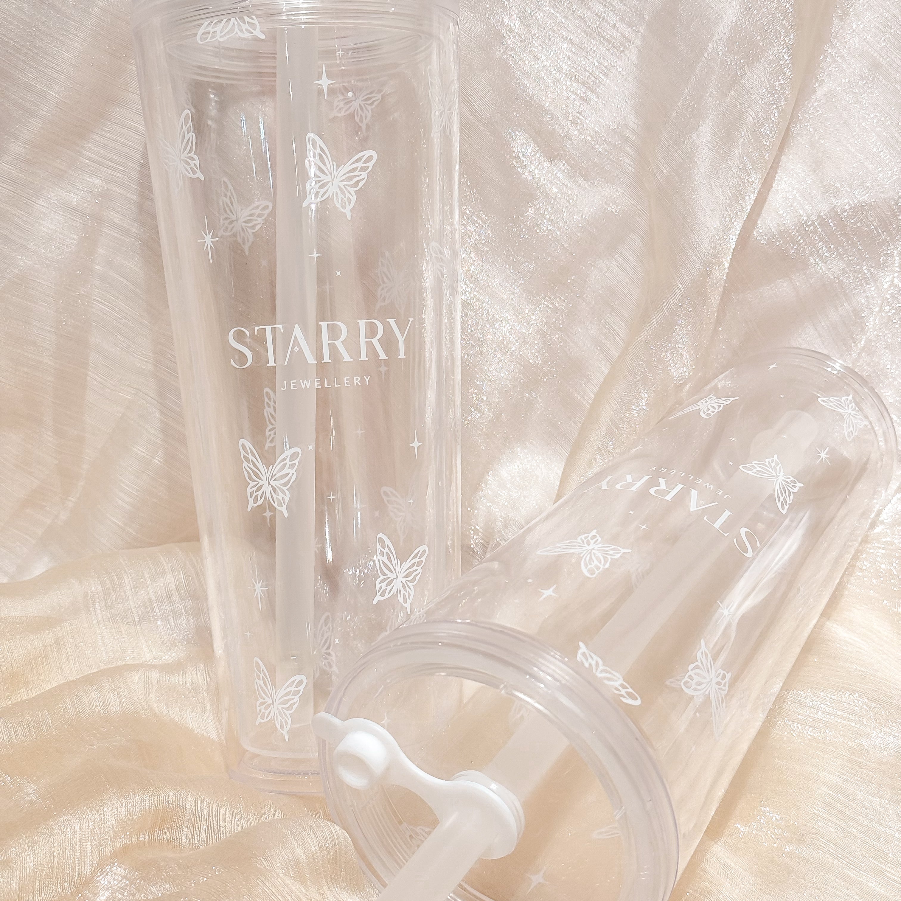 STARRY BUTTERFLY TUMBLER