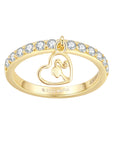 BARBIE™ PAVÉ CHARM RING