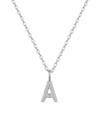 STARRY INITIAL AND NUMBER PENDANT