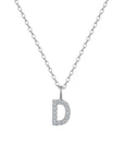 STARRY INITIAL AND NUMBER PENDANT