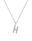 STARRY INITIAL AND NUMBER PENDANT