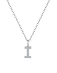 STARRY INITIAL AND NUMBER PENDANT