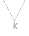 STARRY INITIAL AND NUMBER PENDANT