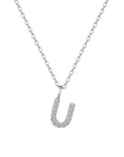 STARRY INITIAL AND NUMBER PENDANT