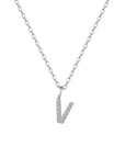STARRY INITIAL AND NUMBER PENDANT