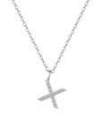 STARRY INITIAL AND NUMBER PENDANT