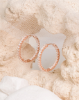 HOLLY - Diamond Simulant Hoop Earrings