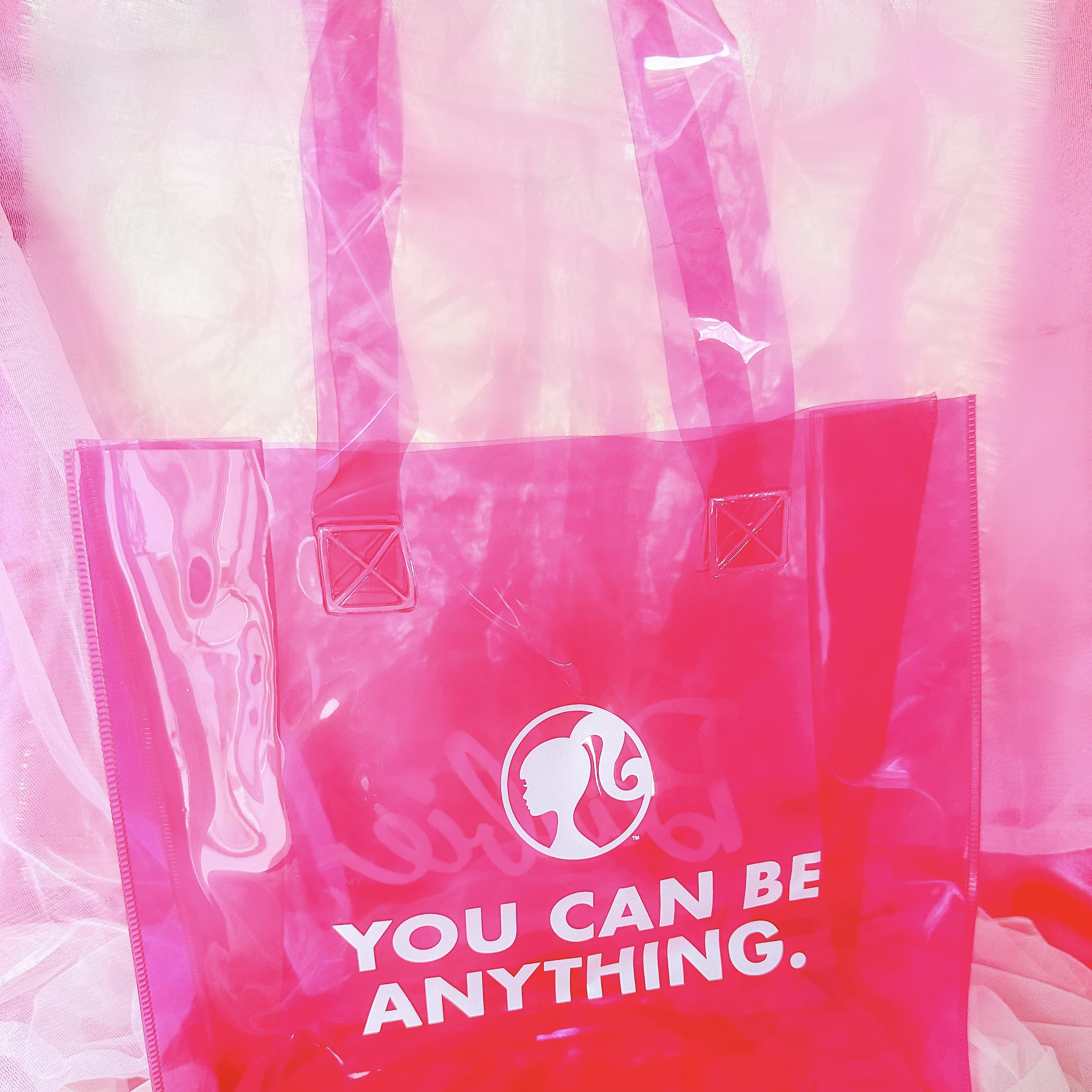 BARBIE™ PINK JELLY TOTE