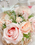STARRY FLORAL BEAR BASKET
