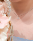 STARRY INITIAL AND NUMBER PENDANT