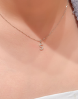 STARRY INITIAL AND NUMBER PENDANT