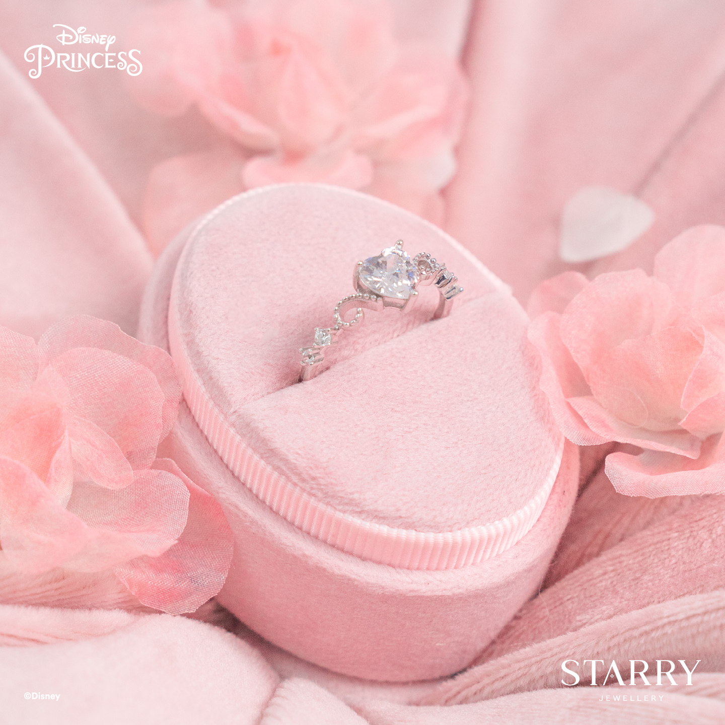 Dreams of love on sale ring clear cz