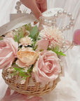 STARRY FLORAL BEAR BASKET