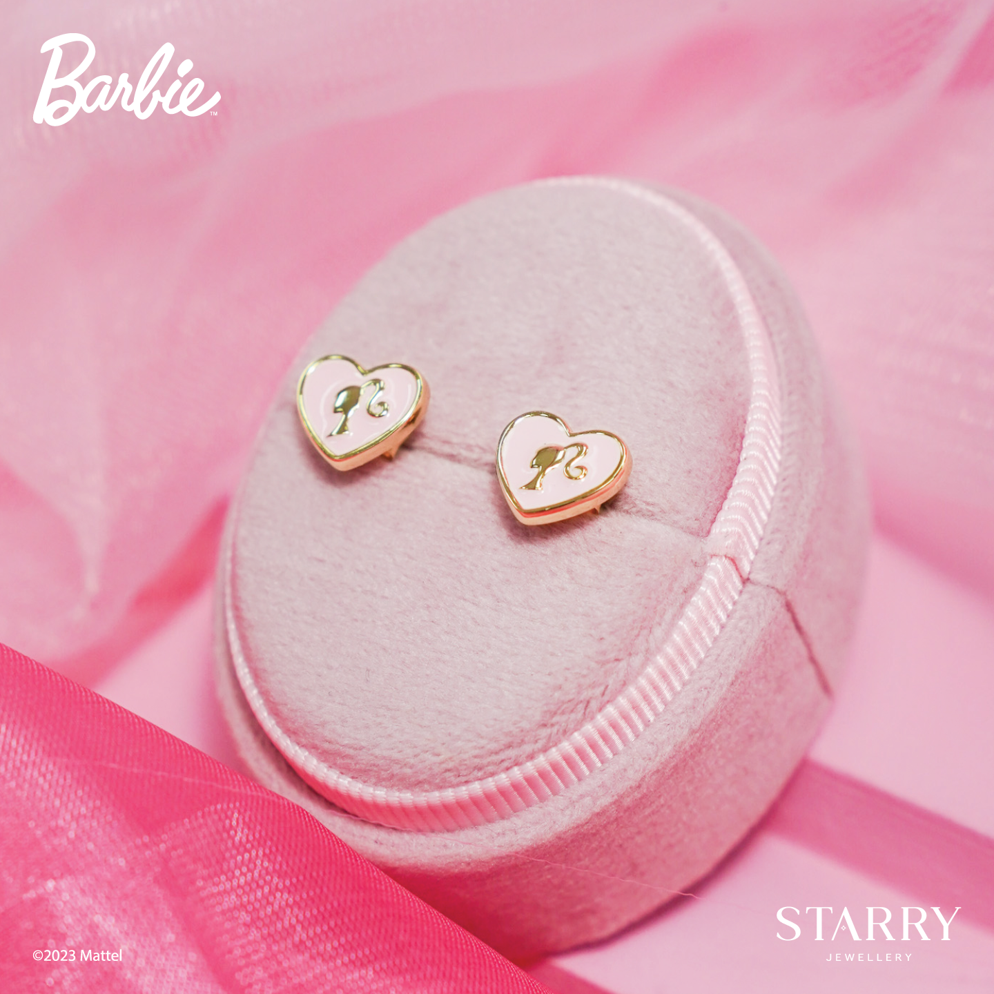 BARBIE™ PINK DOLL EARRINGS
