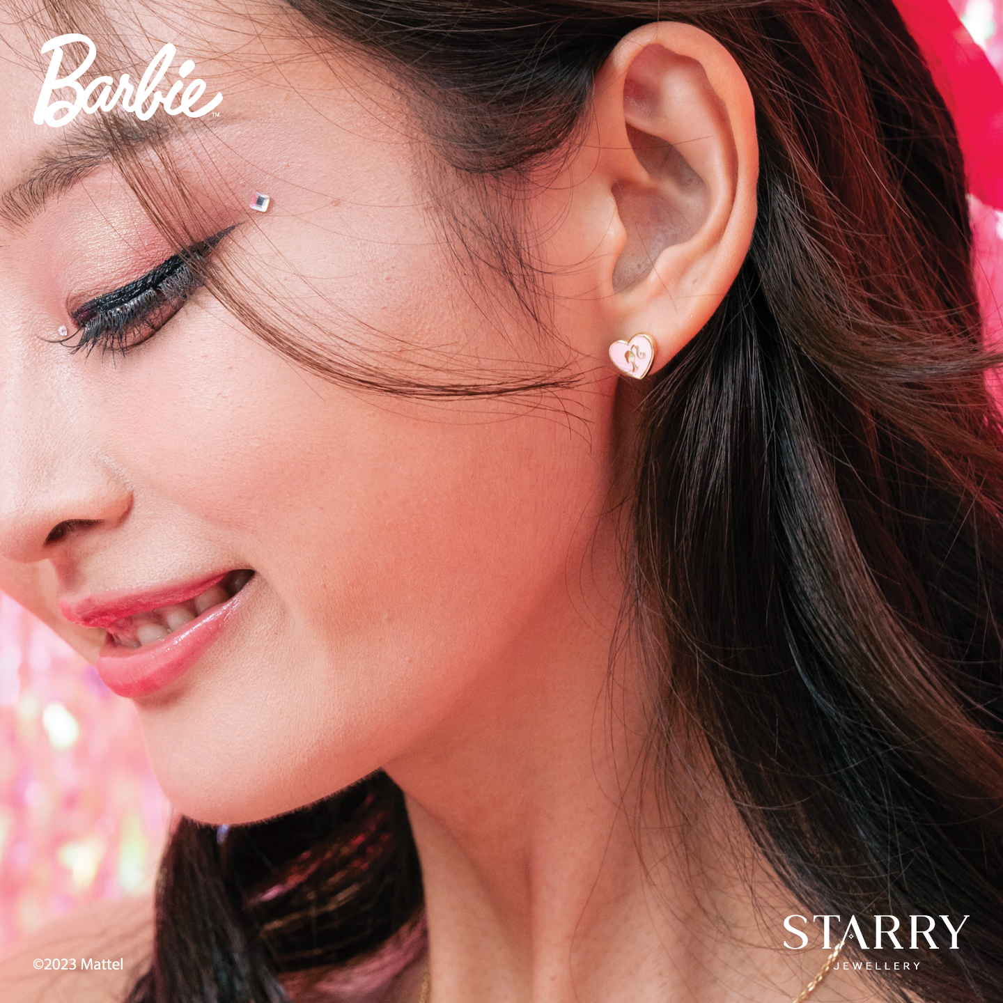 BARBIE™ PINK DOLL EARRINGS