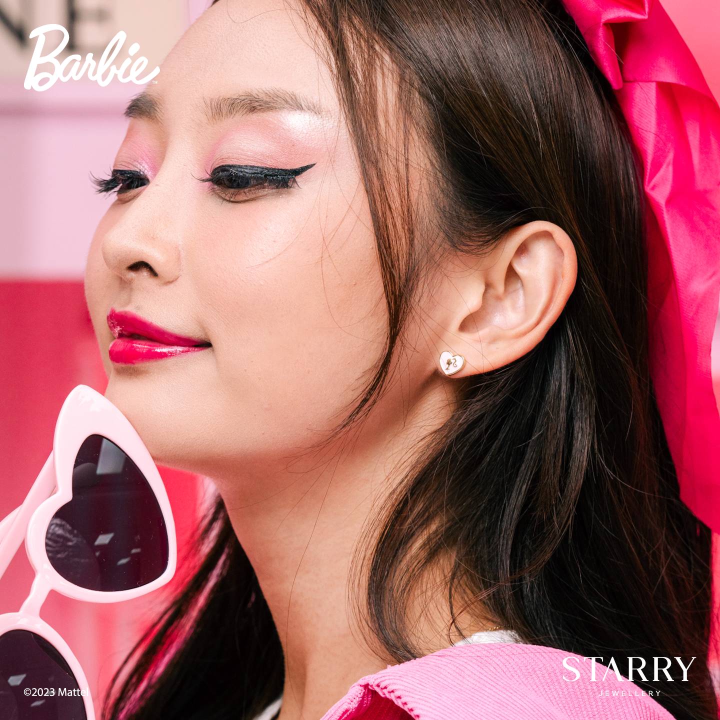 BARBIE™ PINK DOLL EARRINGS