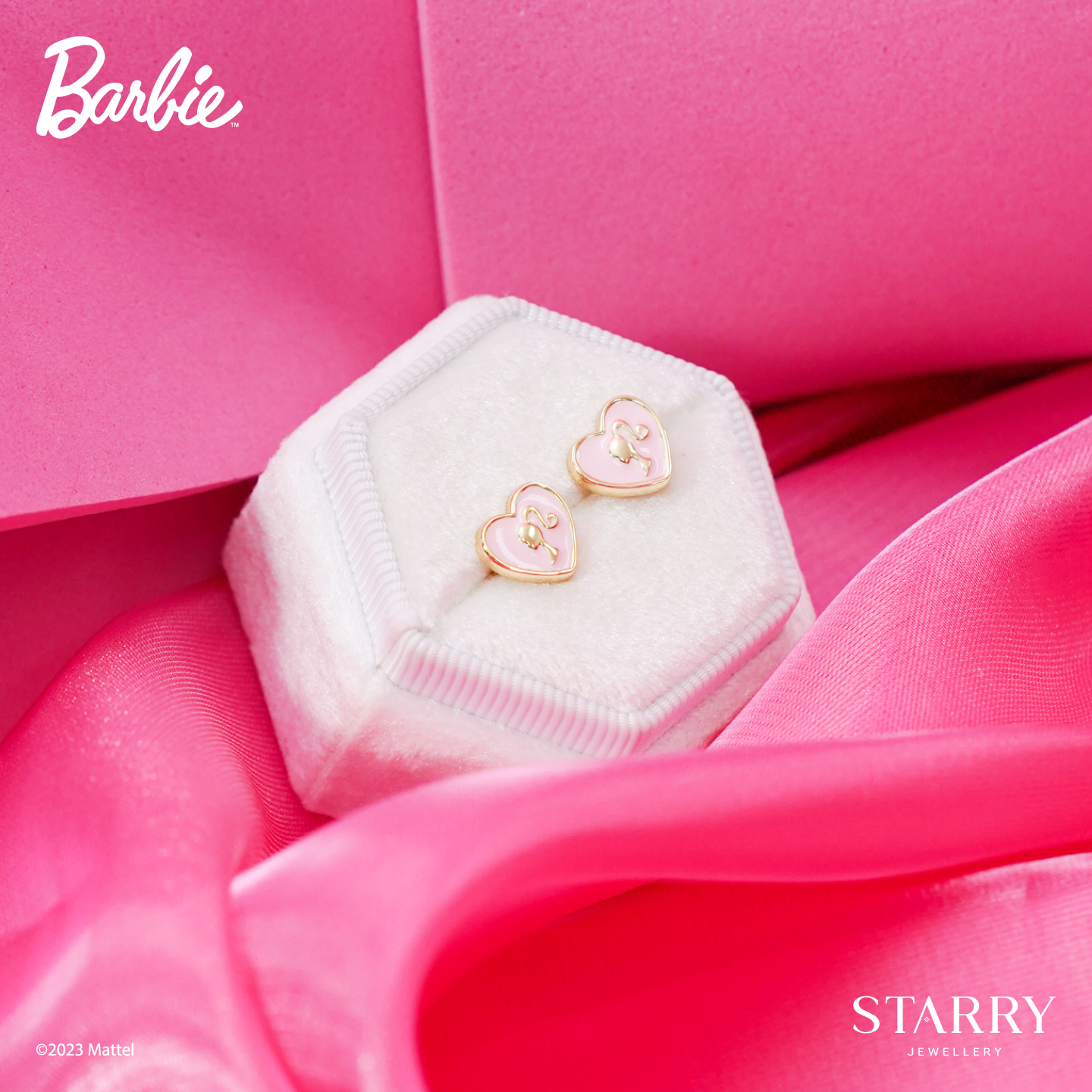 BARBIE™ PINK DOLL EARRINGS