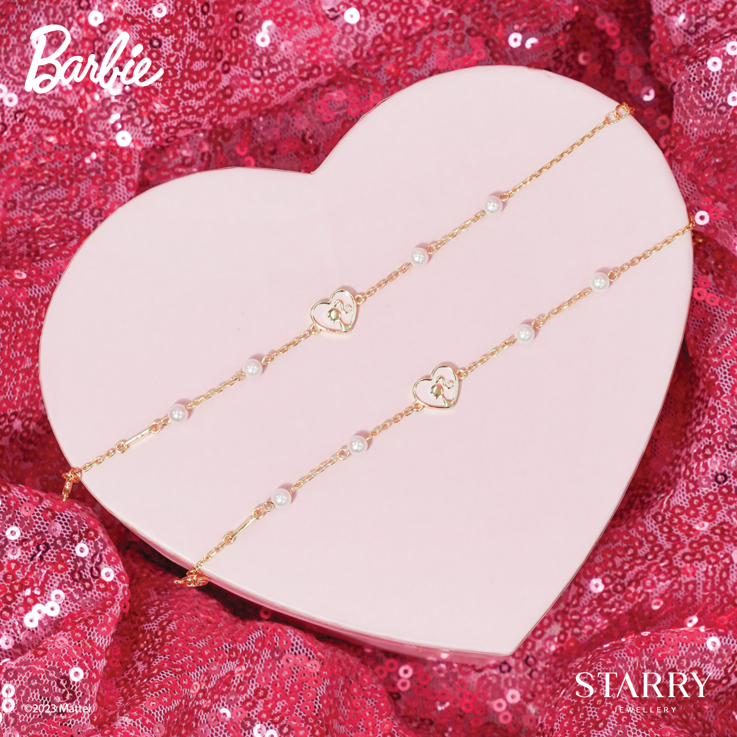 BARBIE™ PEARL LOVE BRACELET