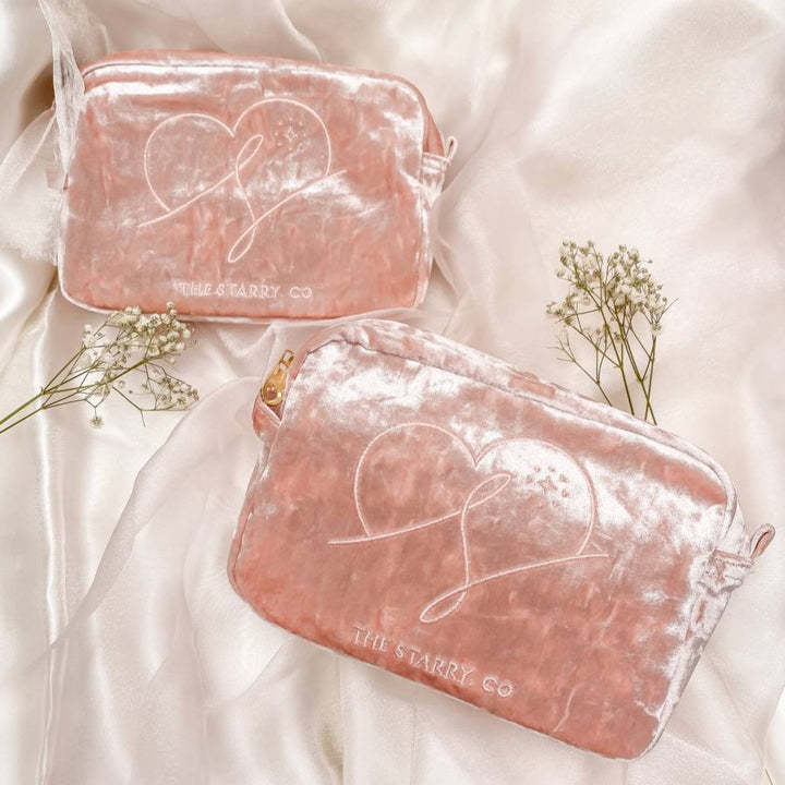 STARRY VELVET MAKEUP POUCH
