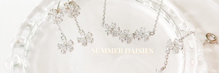 Daisy Diamonds, Diamond Simulant, Affordable Jewellery, The Starry Co., Debbie Soon, 925 Silver, Hypoallergenic