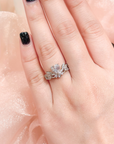 HANNAH - Heart Diamond Simulant Ring