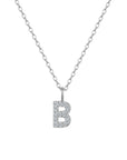 STARRY INITIAL AND NUMBER PENDANT