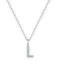 STARRY INITIAL AND NUMBER PENDANT