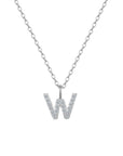 STARRY INITIAL AND NUMBER PENDANT