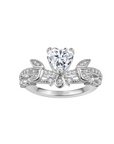 HANNAH - Heart Diamond Simulant Ring