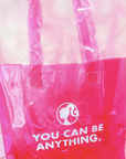 BARBIE™ PINK JELLY TOTE