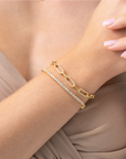 QUINN - Diamond Simulant Tennis Bracelet