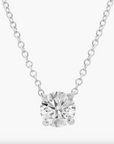 Starry Diamonds IGI Certified | 1.02Carat D VVS2 | 18K Solitaire Lab Grown Diamond Necklace [The Starry Co.]