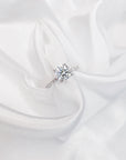 AURORA - Round Diamond Simulant Pavé Ring