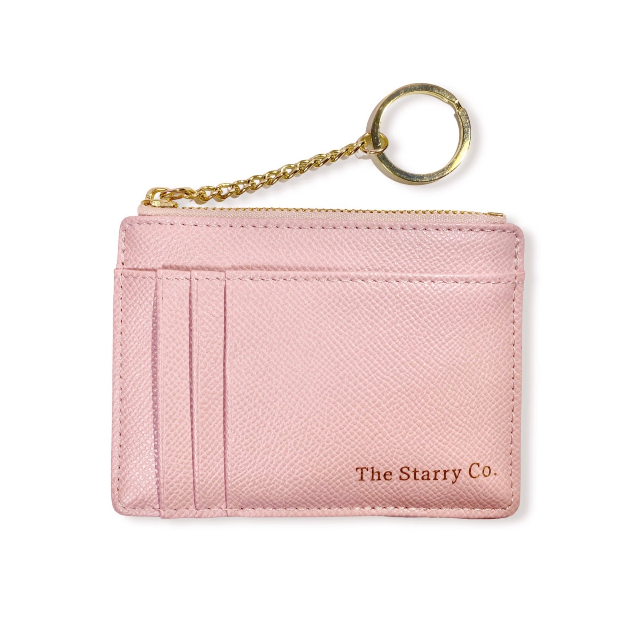 STARRY PINK CARD CASE