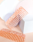 "YOU ARE WORTH IT" PINK SHELL COMB