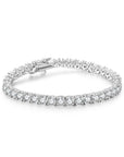 DIANA - 4mm Diamond Simulant Tennis Bracelet