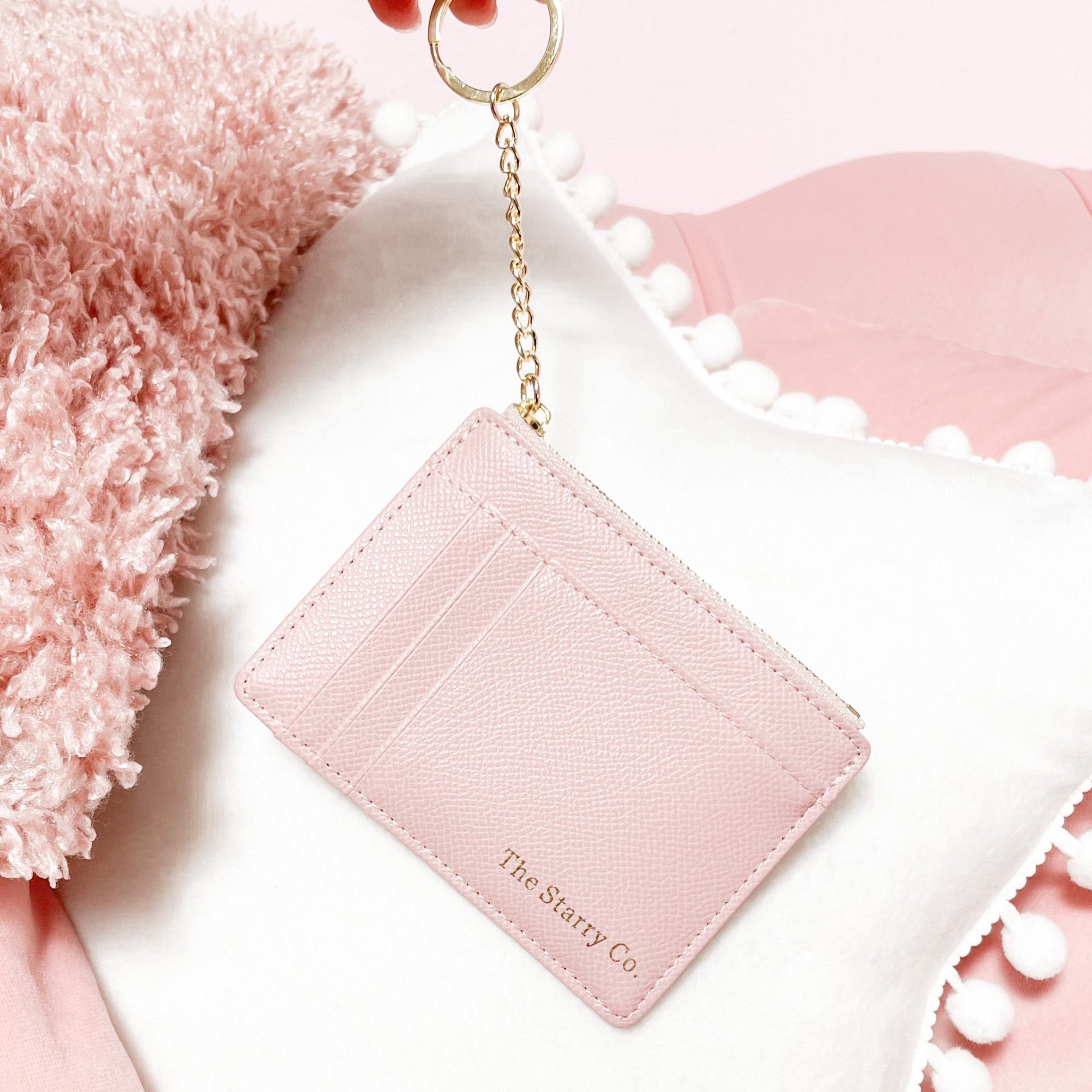 STARRY PINK CARD CASE